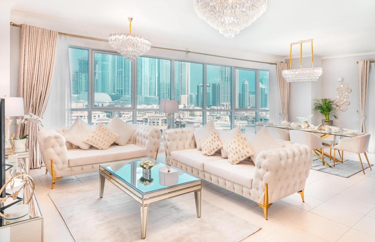 Elite Royal Apartment - Full Burj Khalifa & Fountain View - Emperor Дубай Экстерьер фото